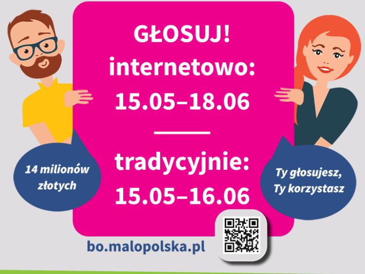 6. Edycja Budżetu Obywatelskiego Województwa Małopolskiego – głosowanie trwa!