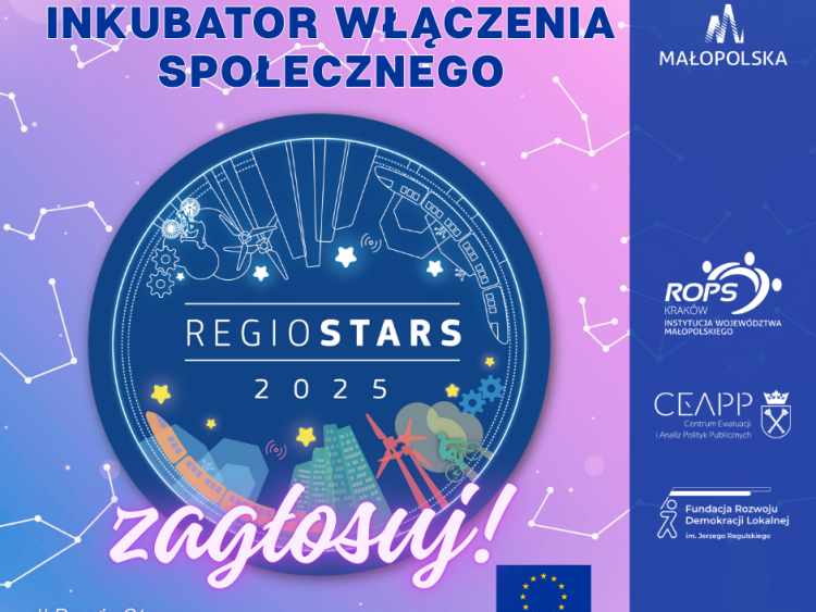 Głosuj na Inkubator Włączenia Społecznego w konkursie REGIOSTARS Awards 2025